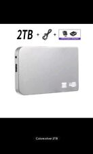 hard disk esterno 2 tb Rosa-blu-grigio-nero Usb3 Compreso Di Cavo E Adattatori 