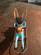 dondolo vintage 60/70 Canova asinello turchese 