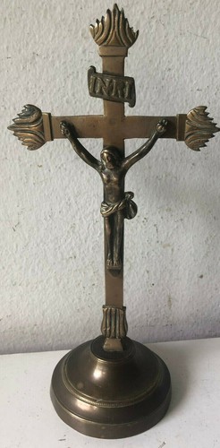 Antico crocifisso appoggio - crocifisso,