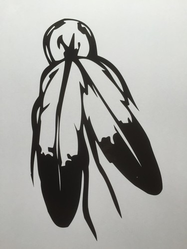 Adesivo penna indiana sticker