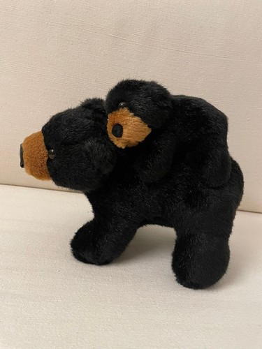 Peluche orso polare nero - nero, con