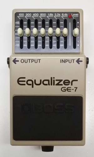 Boss equalizzatore pedale - ge-7,