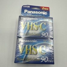 2 Lot Panasonic VHS-C Super