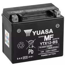 BATTERIA YTX12-BS TRIUMPH BONNEVILLE T100 865 2005-2015 YUASA COD.YTX12-BS