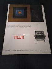 1962 MIM MOBILI SEDIA POLTRONA ITALIAN DESIGN VINTAGE AD PUB