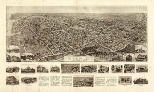 Poster freeport ny - freeport, mappa