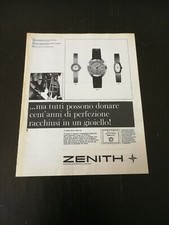 1968 ZENITH PPX MTR PPT CAPTAIN ORO AUTOMATICO WATCH VINTAGE AD PUBBLICITA  