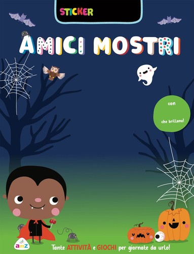 Libri amici mostri sticker - amici, mostri!