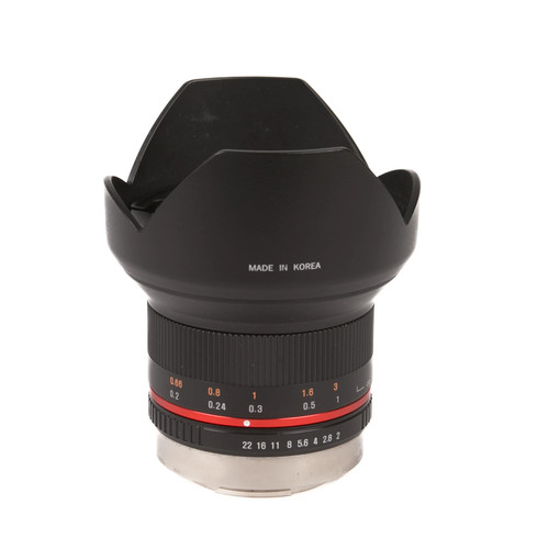 Samyang 12mm 0 - cs, x