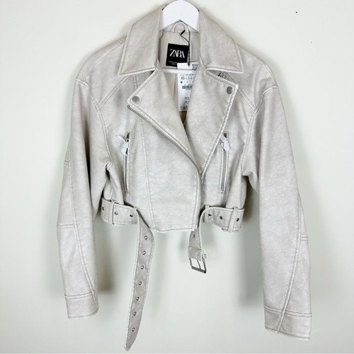 Giacca biker zara ecopelle - biker,