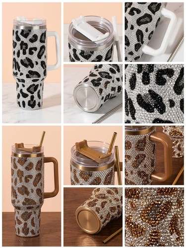 Rhinestones tumbler stainless - tumbler,
