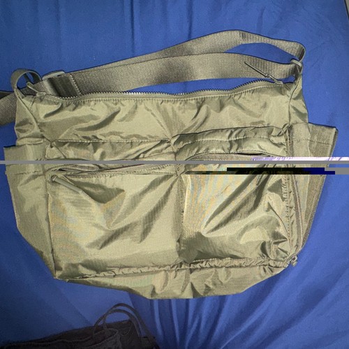 Uniqlo borsa messenger verde - borsa,
