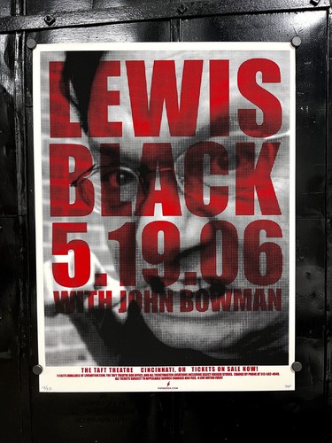 Poster gig lewis - lewis, black