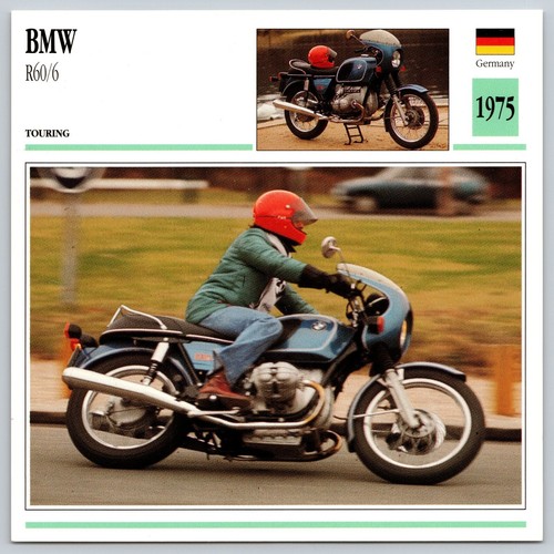 Scheda moto bmw r60 - scheda, r60/6