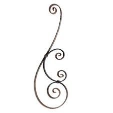 Pannello in ferro battuto per recinzione scala decoro per scale art. 04.119