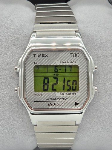 Timex tw2r79100 t80 stainless - tw2r79100,