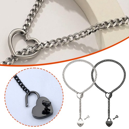 Collana catena slip lucchetto