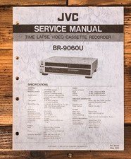JVC BR-9060U Time Lapse VHS Manuale di servizio *Originale*
