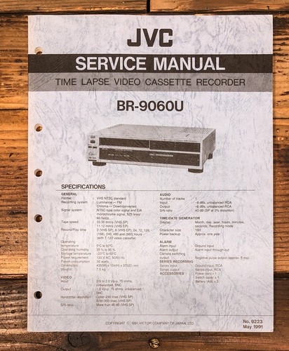 Jvc 9060u time - br-9060u, lapse