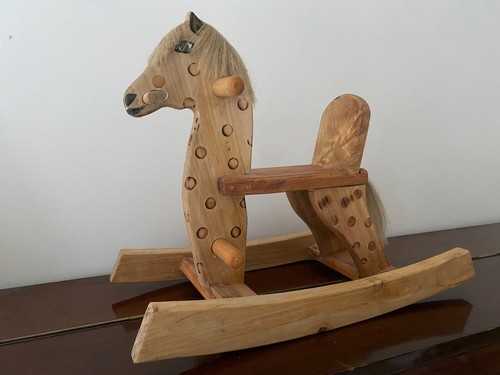 Cavalluccio dondolo legno - dondolo,