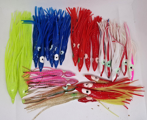 Lotto esche morbide - morbide, polipetti