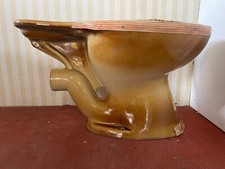 FLAMINIA  VASO MONOBLOCCO  CON SCARICO  A PARETE   MARRONE SFUMATO