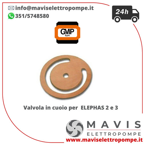 Valvola cuoio per - in, a