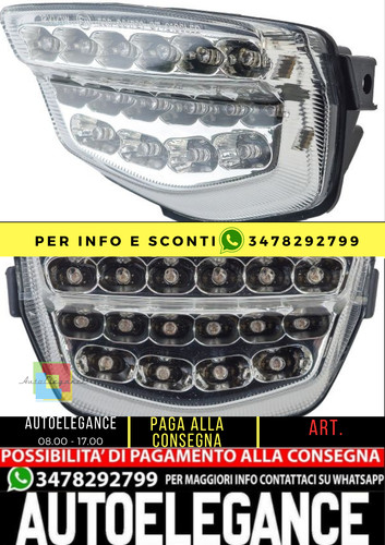 ⭐Fanale posteriore moto a