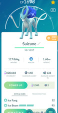 Pokemon Trade Go - Shiny Suicune - Registrato