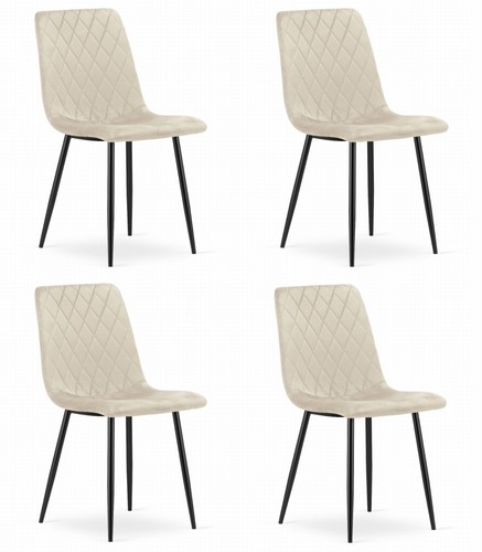 Sedia torino velluto beige x - sedia,