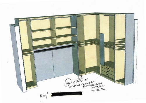 Armadio camera letto usato - armadio, da