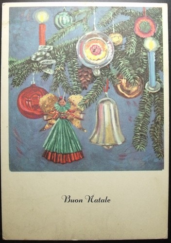 Cartolina buon natale - buon, pittori