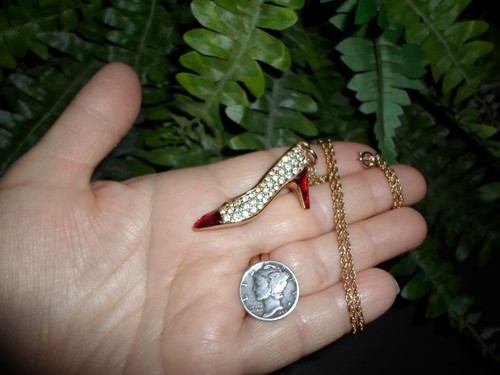 Collana ciondolo scarpa tacco - collana,