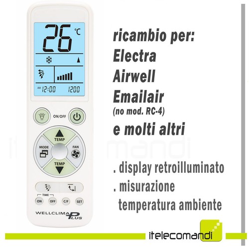 Telecomando per condizionatore - telecomando,