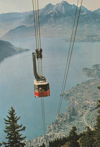 Cartolina epoca luftseilbahn - d'epoca,