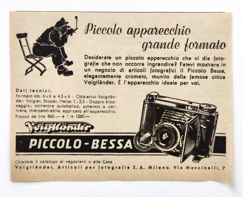 Pubblicita piccolo bessa - pubblicita', piccolo-bessa