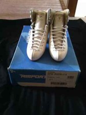 NUOVO Risport Super Cristallo Ice Figure pattini a rotelle stivale da pattinaggio donna 3,5 B