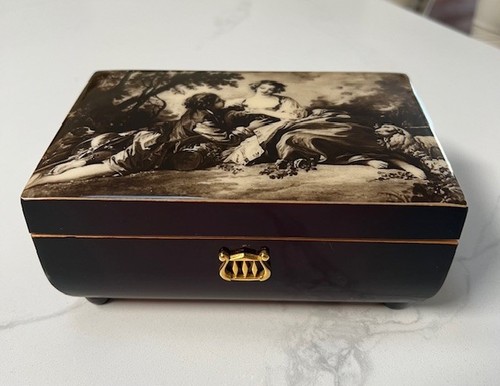 Music box vintage legno - in,