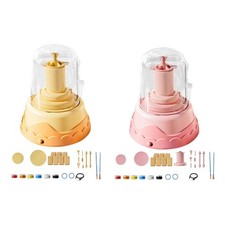 Mini tornio da vasaio, utensili per pittura e intaglio, macchina per la