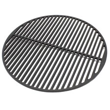  Wiltec Griglia in ghisa per camino rotonda 34,5 cm per barbecue a carbone e gas