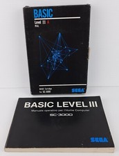 BASIC LEVEL 3 III COMPLETO DI MANUALE OPERATIVO Sega SC-3000 - 1983 Usato AS020