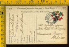 Prima Guerra Franchigia Posta Militare Lotto di Sei  x Milano pe 179