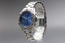 [Quasi Come Nuovo] Orologio Uomo Seiko Cronografo 7T32-6E40 Quadrante Blu Quarzo dal GIAPPONE