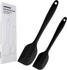 Set di 2 Spatole in Silicone, in Gomma, Resistenti al Calore, Senza BPA