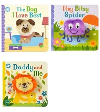 3pk Finger Puppet Library
