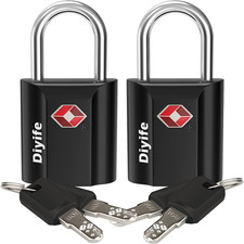 Lucchetti TSA a Chiave Da Viaggio, [Chiave Versione][2 Pezzi]  Lucchetto Viaggio