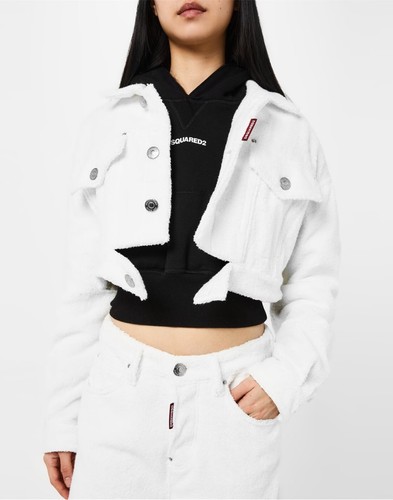 Dsquared2 cropped towel jacket - dsquared2,