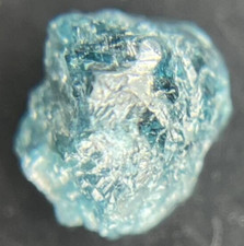 Diamante grezzo sfuso 0,58 ct diamante grezzo naturale fantasia blu grezzo pe...