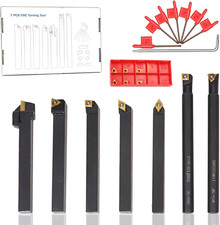 21 Pezzi Tornio Carburo Utensile per Tornitura Utensili 10Mm Tornio CNC Set CNC 