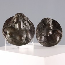 Formelle Antiche Bronzo Firmate G. Botta Italia XX Secolo Originali